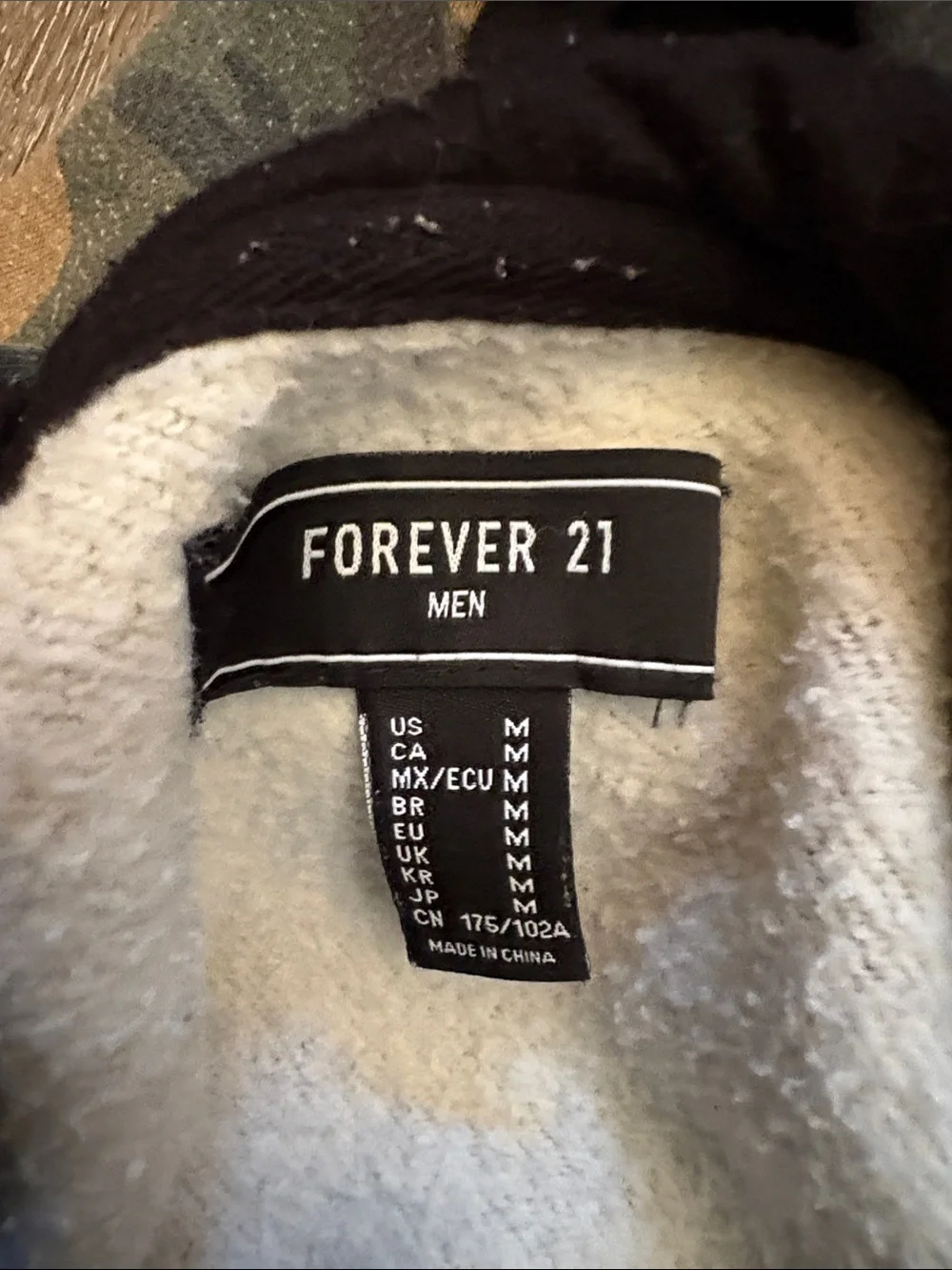 Forever 21 camo print